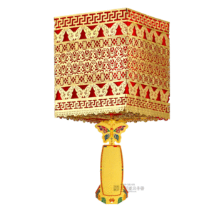 황금사각 연꽃기도등 풀세트 (5색혼합 10개, 전선 전구 포함) 법당등/황금등/재물등