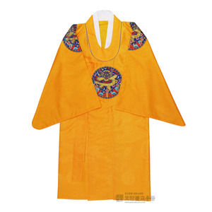 달가라 곤룡포 (황금색) 성재의대 용포 민속의상 임금님옷 임금옷