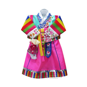 나비 동녀복 (小한복, 분홍) 동자옷/무속용품/무속소품