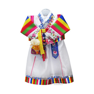 나비 동녀복 (小한복, 흰색) 동자옷/무속용품/무속소품