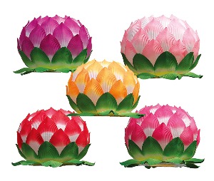 바림특수 연꽃등  6cm, 8cm, 10.5cm, 13cm, 20cm / 연꽃등 법당등 초파일용품 연등