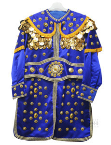 (공단) 장군복 (파랑, 모자 포함) 장군의대 장군옷 신복 민속의상