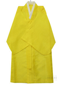 노랑도포 (숙고사,국사, 달가라) 도포복 도포옷 신복 무속의상 무속옷